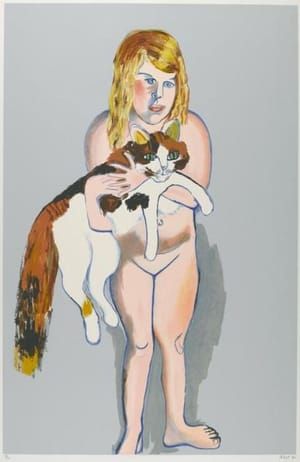 Artwork Title: Victoria and the Cat
