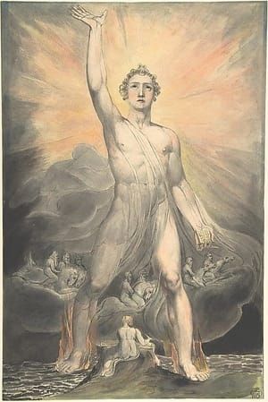Artwork Title: Angel of the Revelation (Book of Revelation, chapter 10)