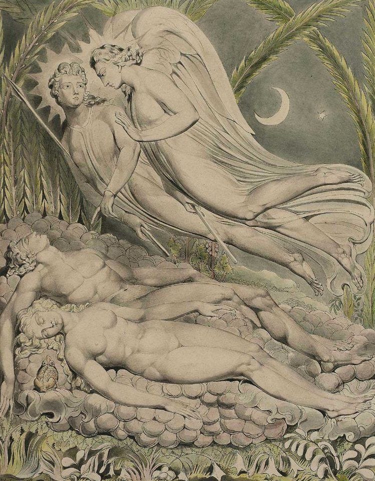 Artwork Title: 'Adam and Eve Asleep' (Butts set)