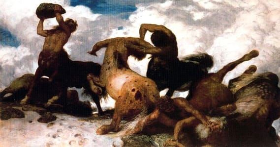 Artwork Title: The Battle of the Centaurs