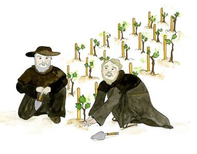 Artwork Title: Priests Planting Vines
