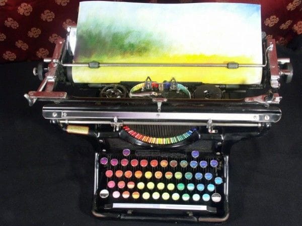 Artwork Title: Chromatic Typewriter