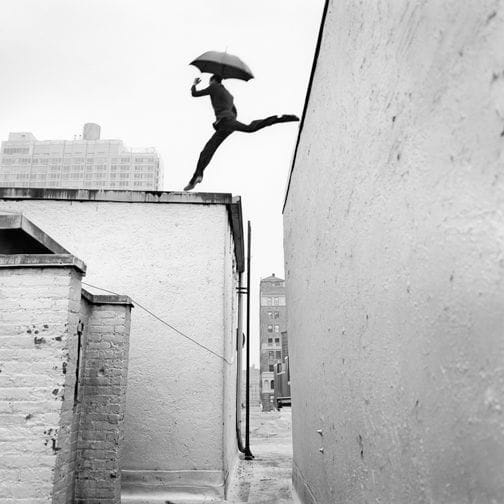 Artwork Title: Reed Leaping Over Rooftop, New York, New York, 2007.
