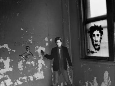 Artwork Title: Arthur Rimbaud in New York (contact, with gun)