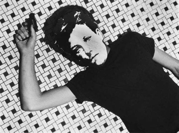 Artwork Title: Arthur Rimbaud in New York (tile floor, gun)