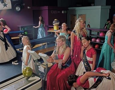Artwork Title: Corby Carnival Queens Go Bowling
