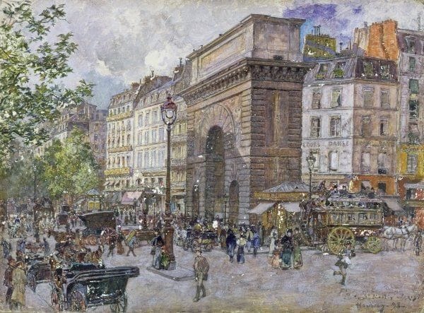 Artwork Title: The Porte Saint-martin