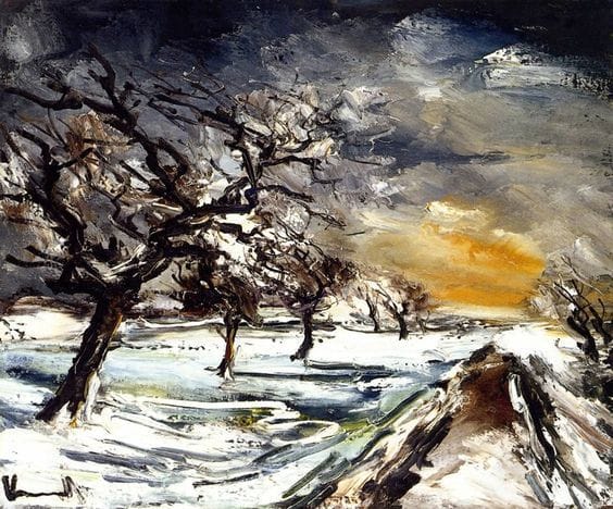 Artwork Title: Apple Trees in Snow