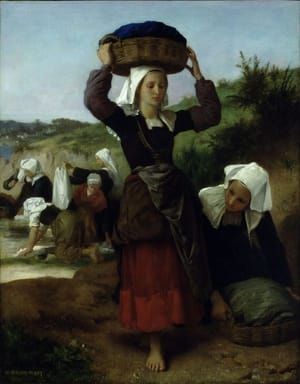 Artwork Title: Washerwomen Of Fouesnant