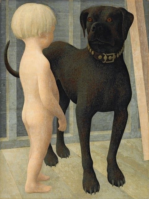 Artwork Title: Child and Dog