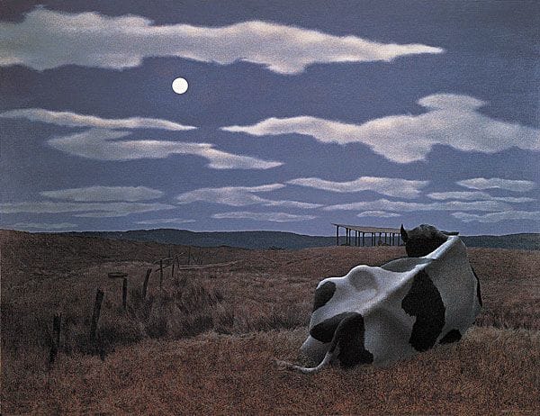 Artwork Title: Moon and Cow