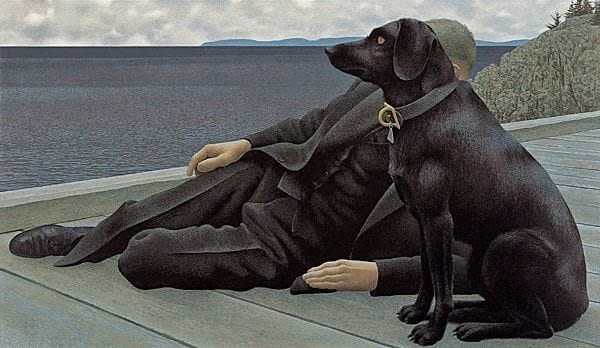 Artwork Title: Dog and Priest