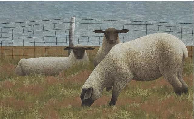 Artwork Title: Three Sheep