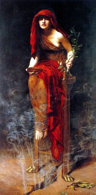 Artwork Title: The Priestess of Delphi