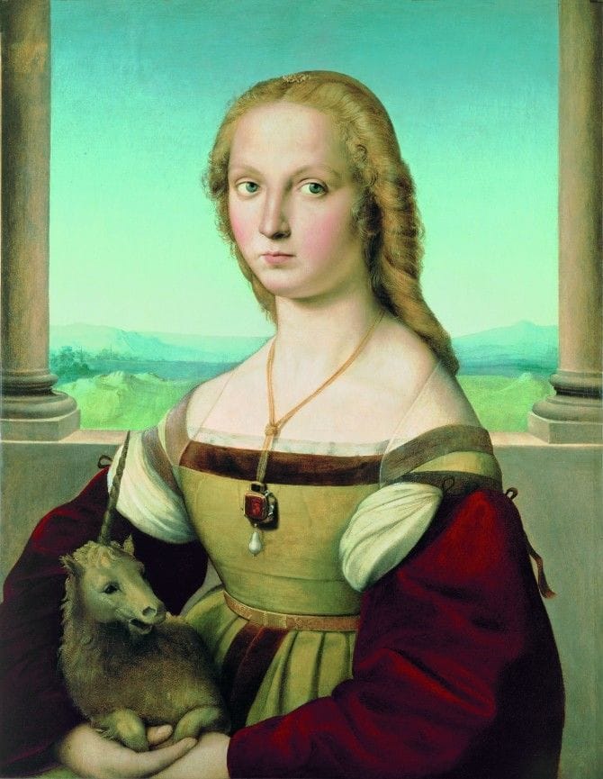 Artwork Title: Portrait of a Lady with the Unicorn