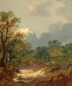 Artwork Title: Landscape with shepherd resting