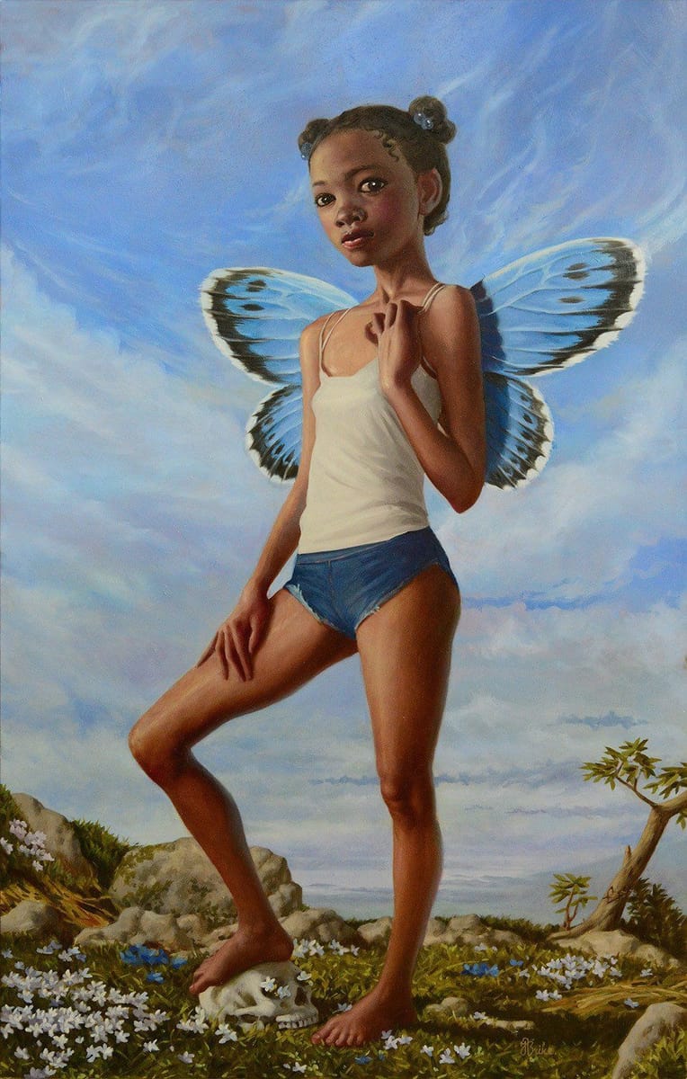 Artwork Title: Girl Flying Above it All