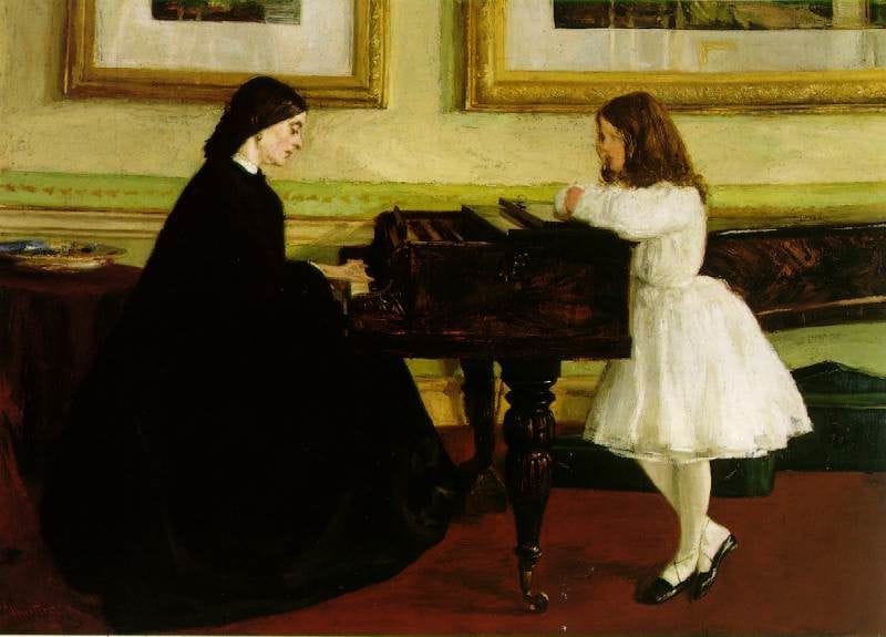 Artwork Title: At The Piano