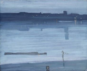 Artwork Title: Nocturne: Blue And Silver - Chelsea