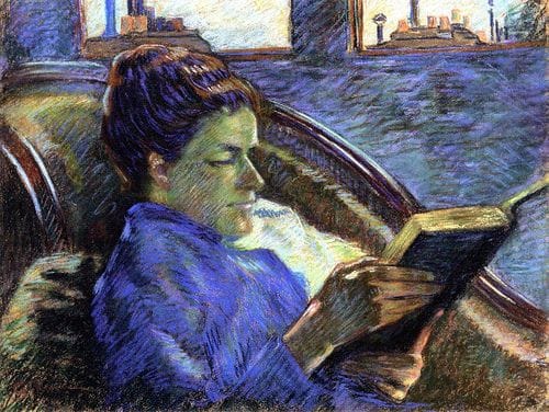 Artwork Title: Madame Guillaumin Reading