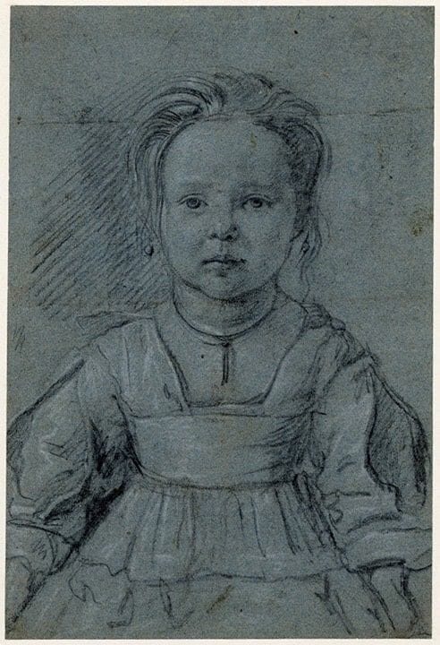 Artwork Title: Portrait of a Young Girl in Half Length