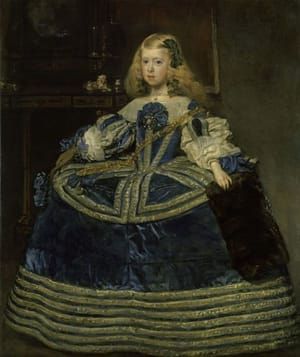 Artwork Title: La Infanta Margarita, En Traje Azul