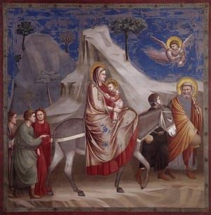 Artwork Title: Scenes from the Life of Christ : Flight into Egypt
