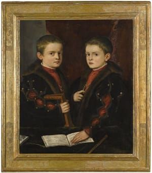 Artwork Title: Portrait of Two Boys