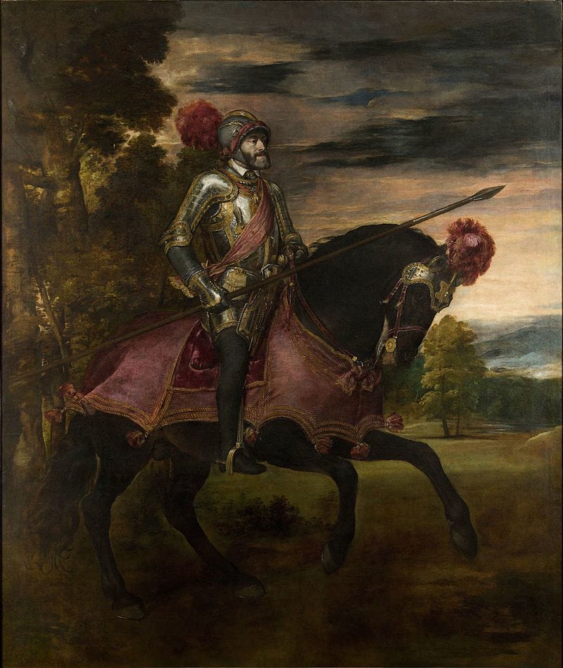 Artwork Title: The Emperor Charles V at Mühlberg