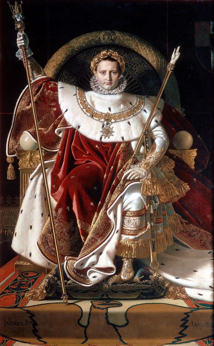 Artwork Title: Napoleon On His Imperial Throne