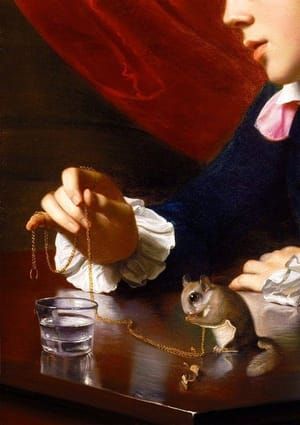 Artwork Title: A Boy with a Flying Squirrel (Henry Pelham)