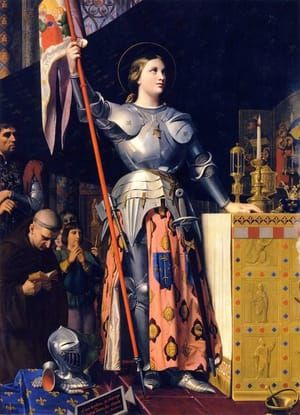 Artwork Title: Joan of Arc at the Coronation of Charles VII in the Cathedral of Reims