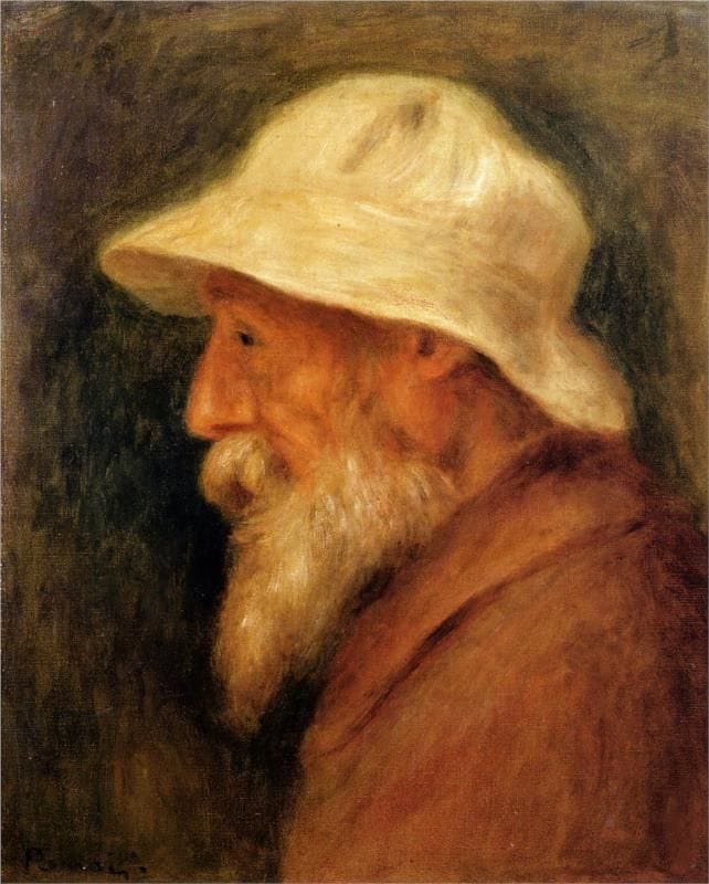 Artwork Title: Self Portrait with a white hat