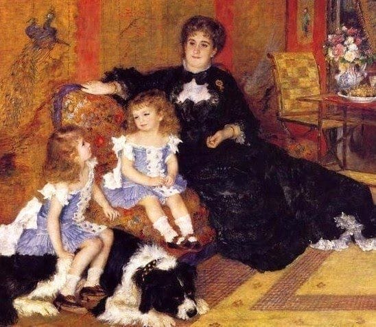 Artwork Title: Madame Georges Charpentier and her Children, Georgette and Paula