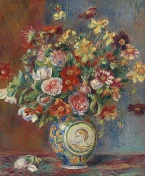 Artwork Title: Vase de fleurs (Vase of Flowers)