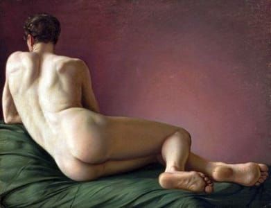 Artwork Title: Male Nude Lying