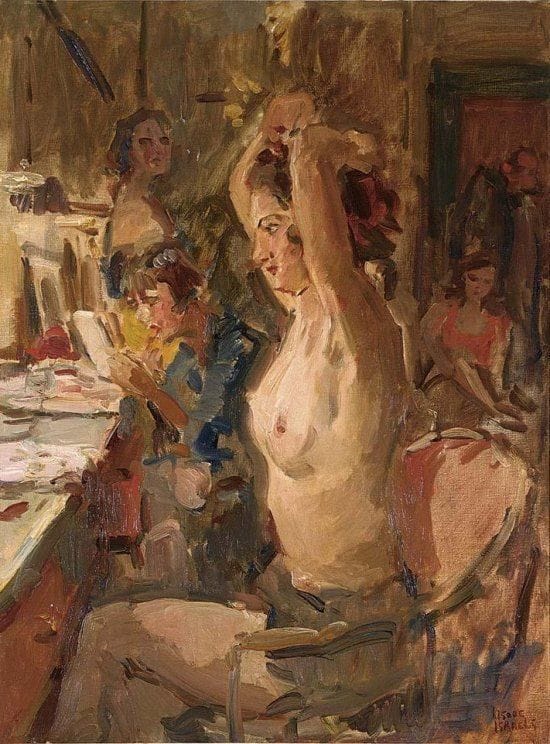 Artwork Title: In the Dressing Room of the Scala Theatre, The Hague