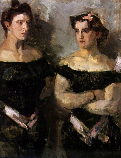 Artwork Title: The d'Aineff Sisters, Paris