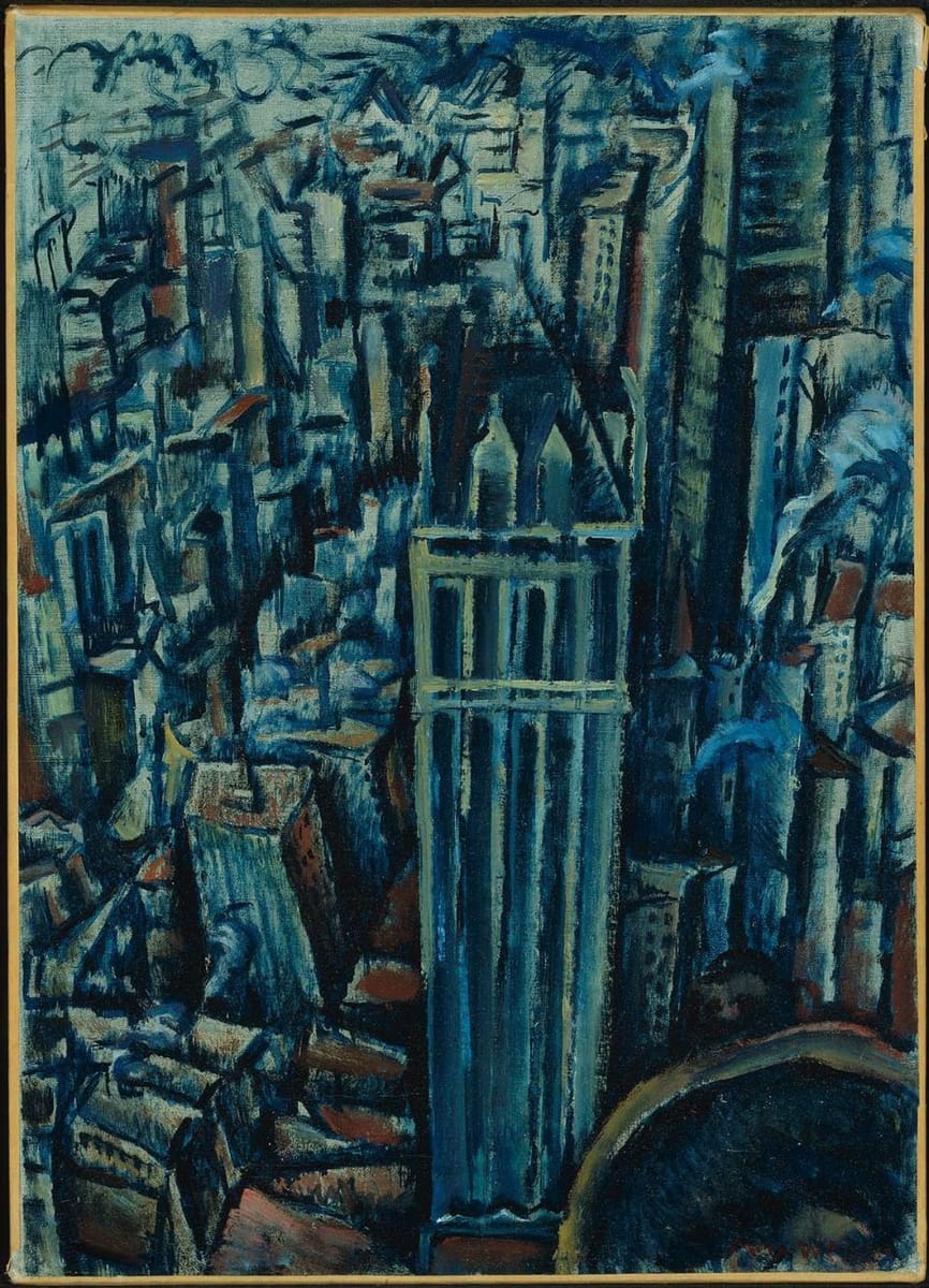 Artwork Title: New York (The Liberty Tower from the Singer Building)