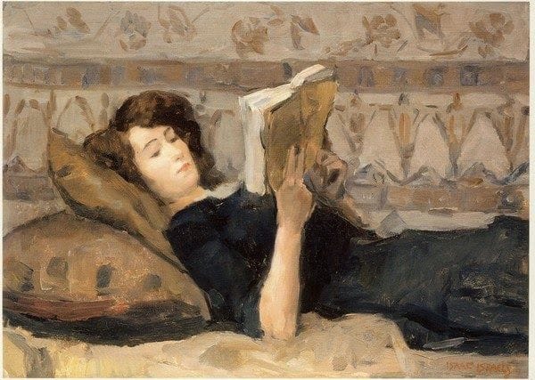 Artwork Title: Meisje Lezend Op Het Divan = Girl Reading on a Divan