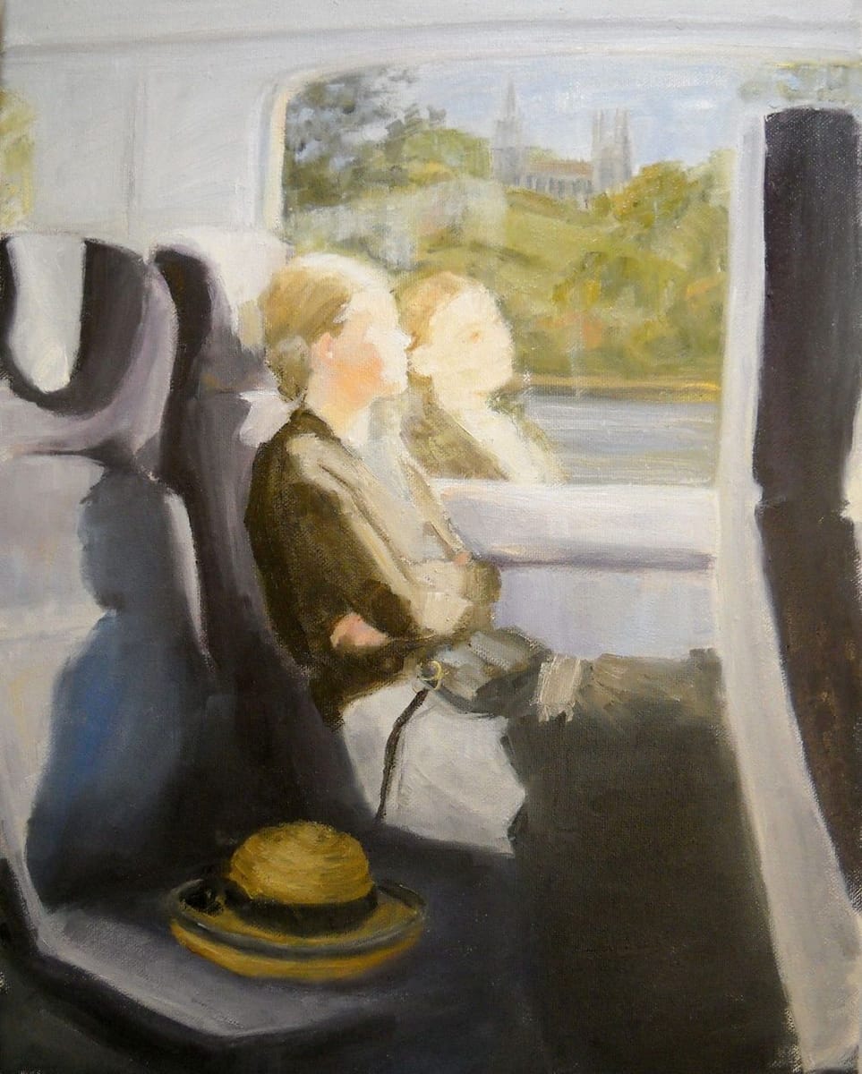 Artwork Title: Girl On The Train