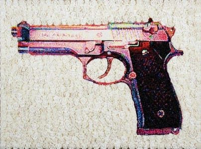 Artwork Title: The Gun In Roses