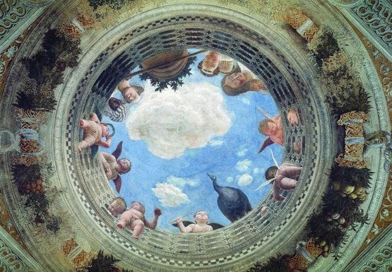 Artwork Title: Ceiling Oculus, Camera degli Sposi