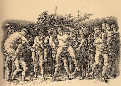 Artwork Title: Bacchanal with Silenus