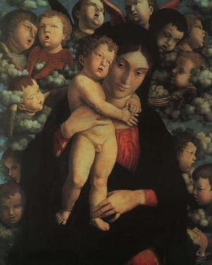 Artwork Title: Madonna and Child with Cherubs