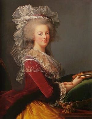 Artwork Title: Marie-Antoinette au livre