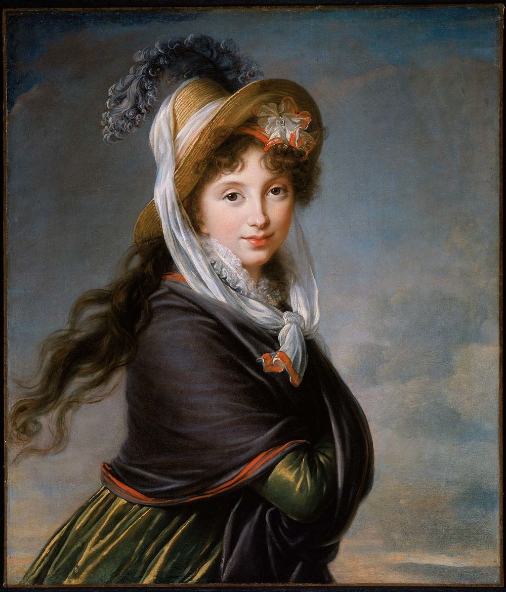 Artwork Title: Portrait of a Young Woman (Countess Worontzoff ?)