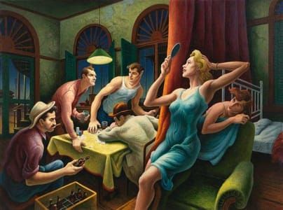 Artwork Title: Poker Night (from A Streetcar Named Desire)