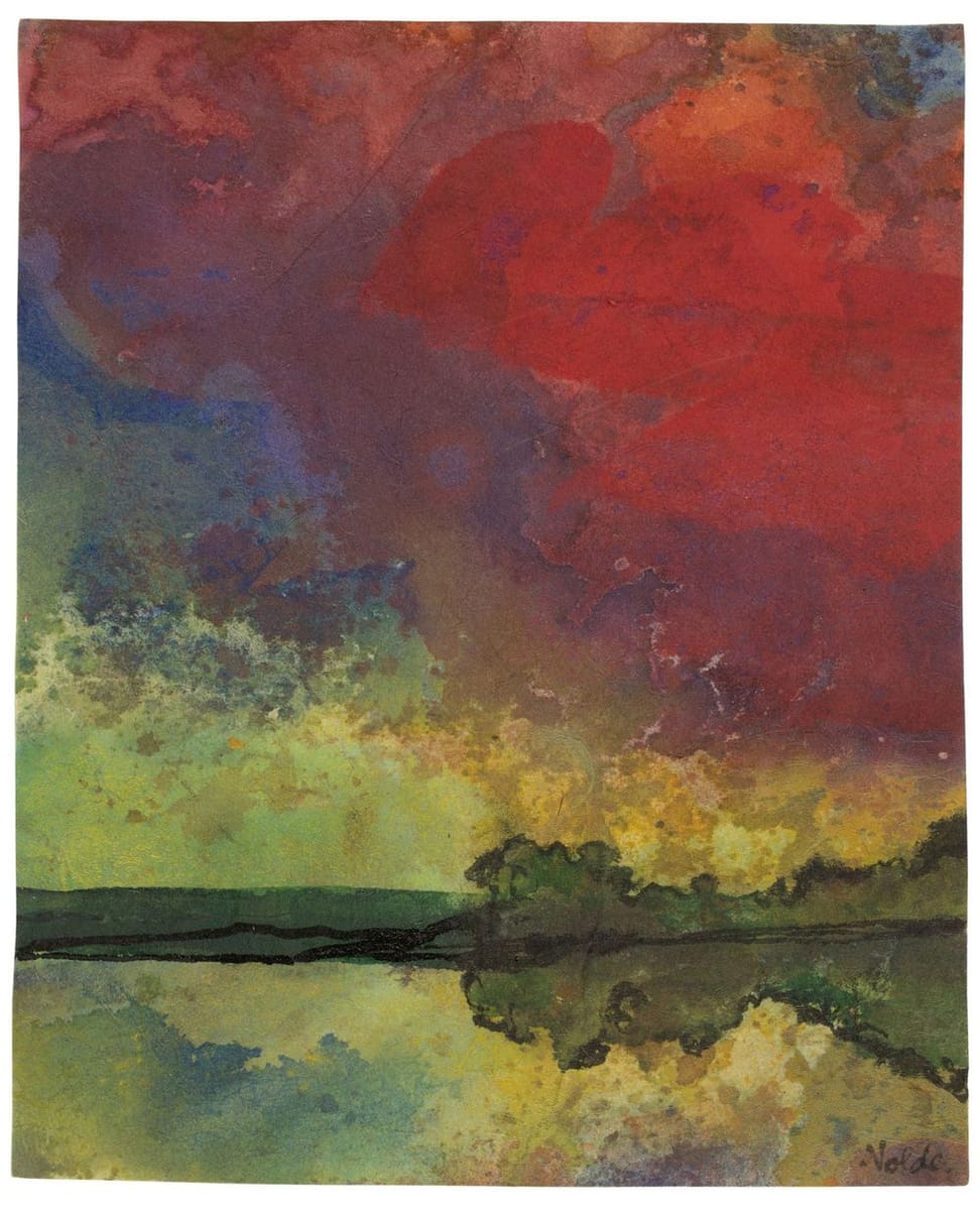 Artwork Title: Rote Wolken (Red Clouds)