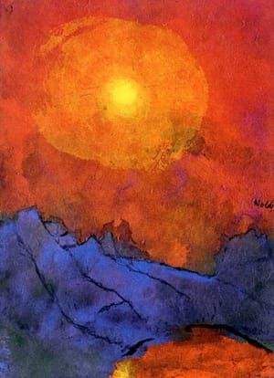 Artwork Title: Sunset over Blue Mountains